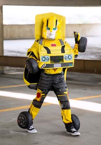 Kids Transforming Transformers Bumblebee Costume