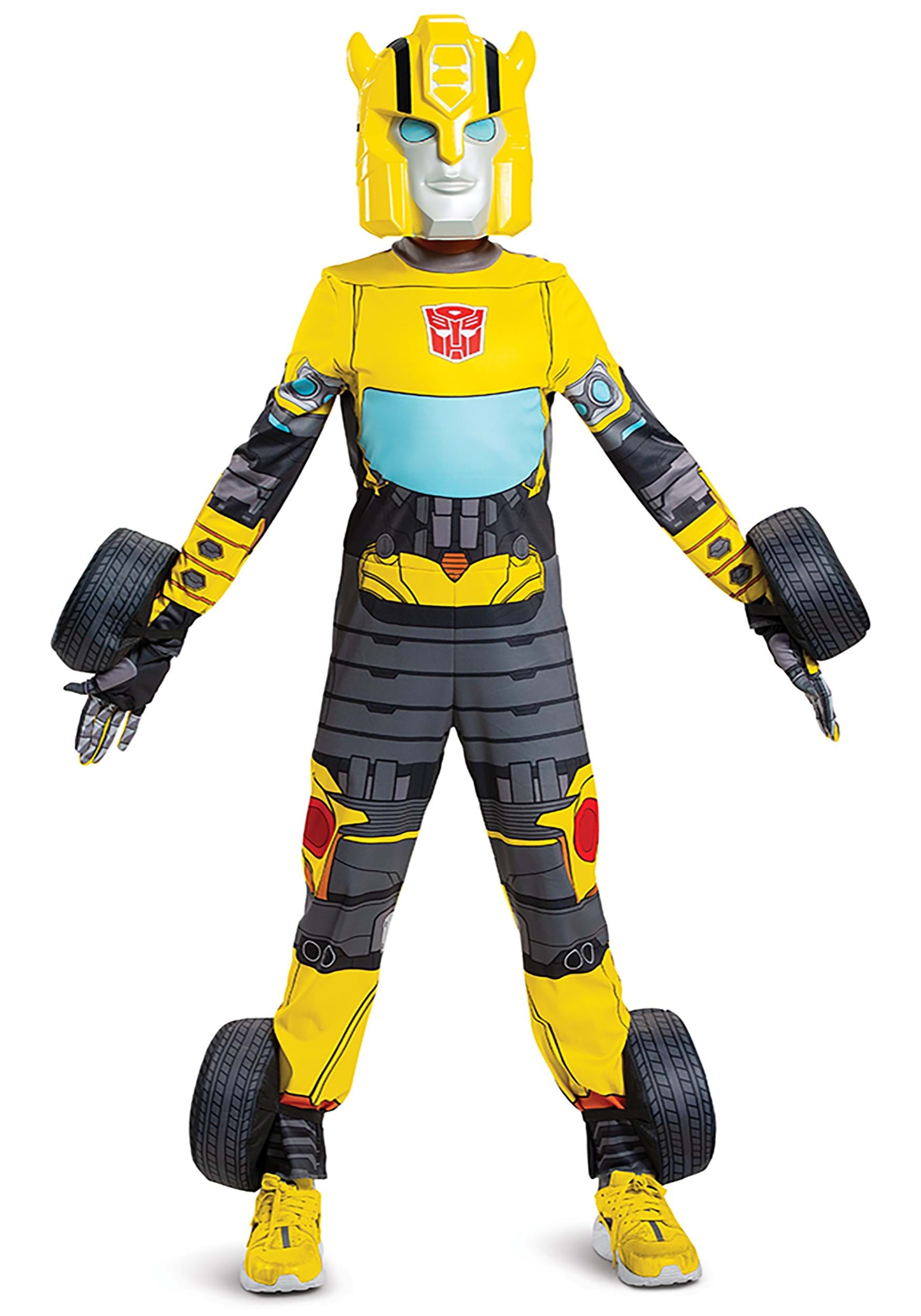 Bumblebee Transformers costume NEW NEVER WORN Size Medium 8-10 
