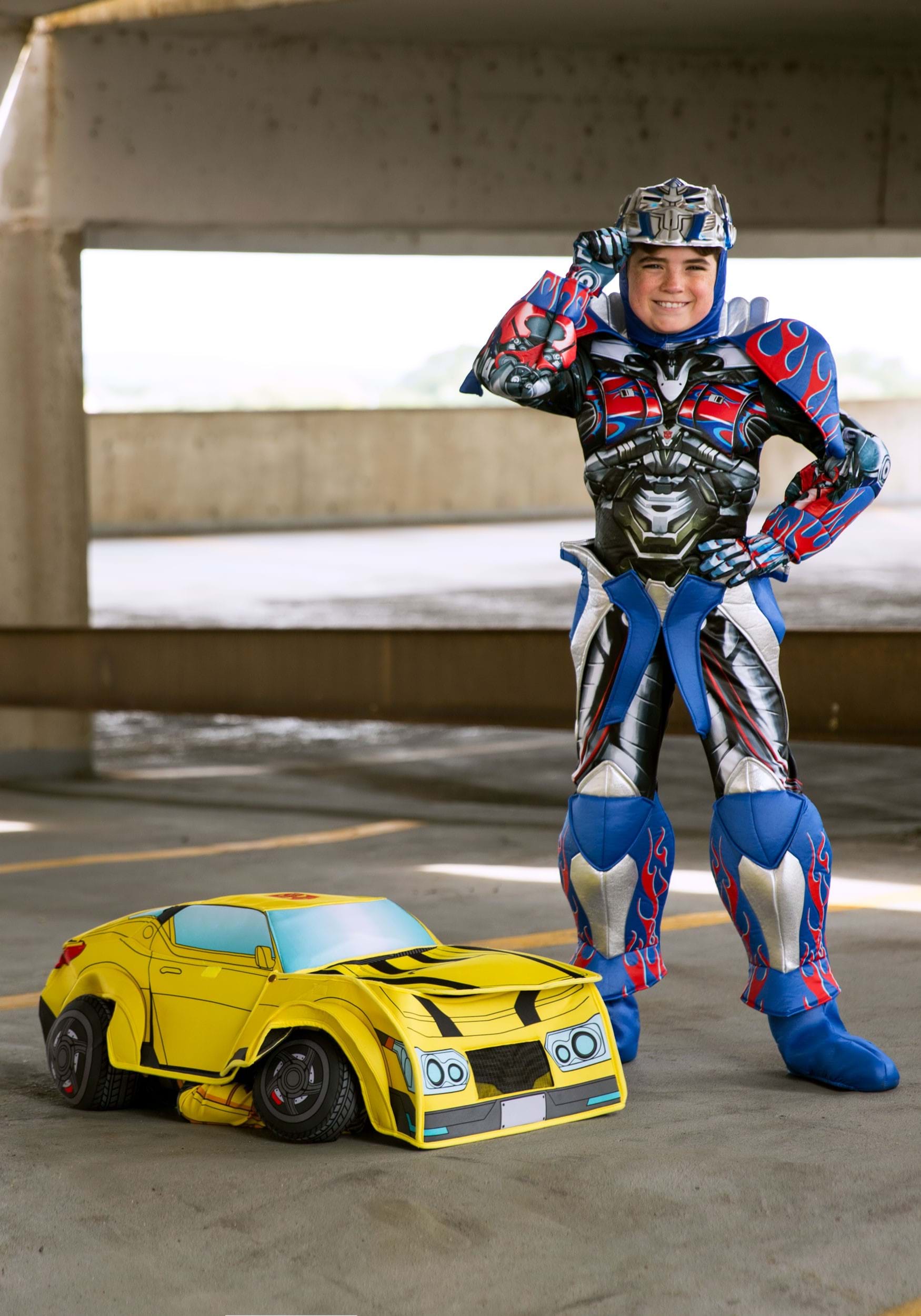 Converting Bumblebee Transformers Costume for Kids
