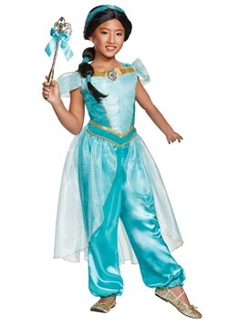 Aladdin Animated Deluxe Jasmine Girls Costume