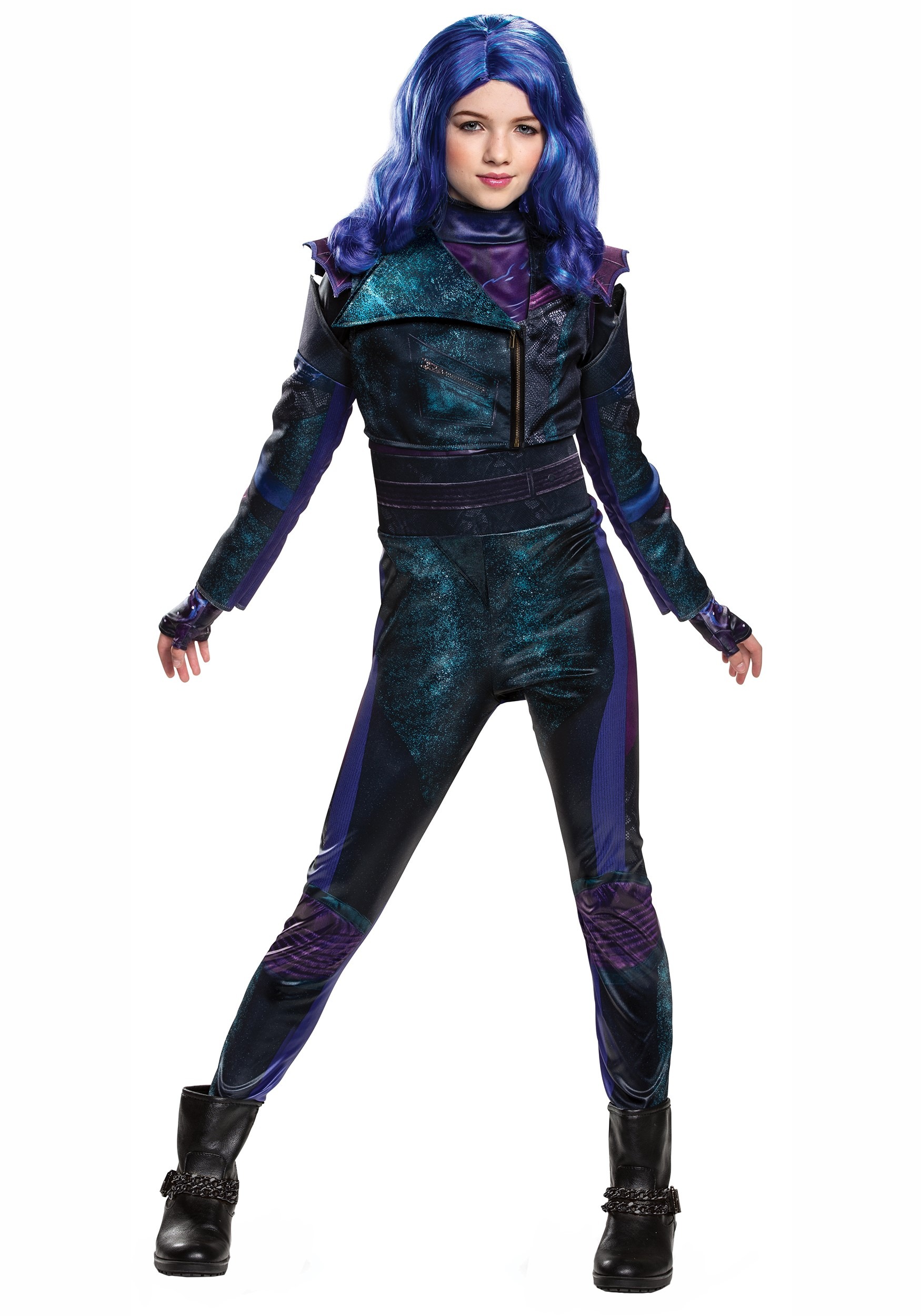 Descendants 3 Dragon Queen Mal Purple Dress Disney Gown Cosplay
