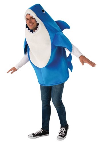Baby Shark Daddy Shark Adult's Costume with Sound Chip