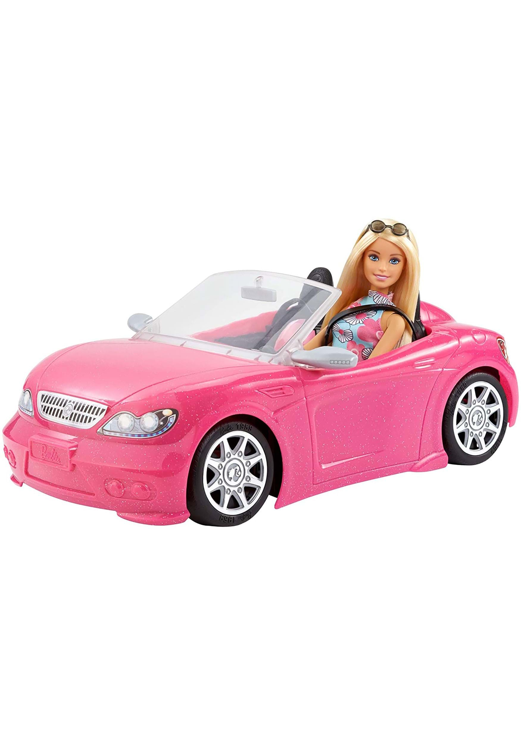 Barbie convertible car 2024 and doll set