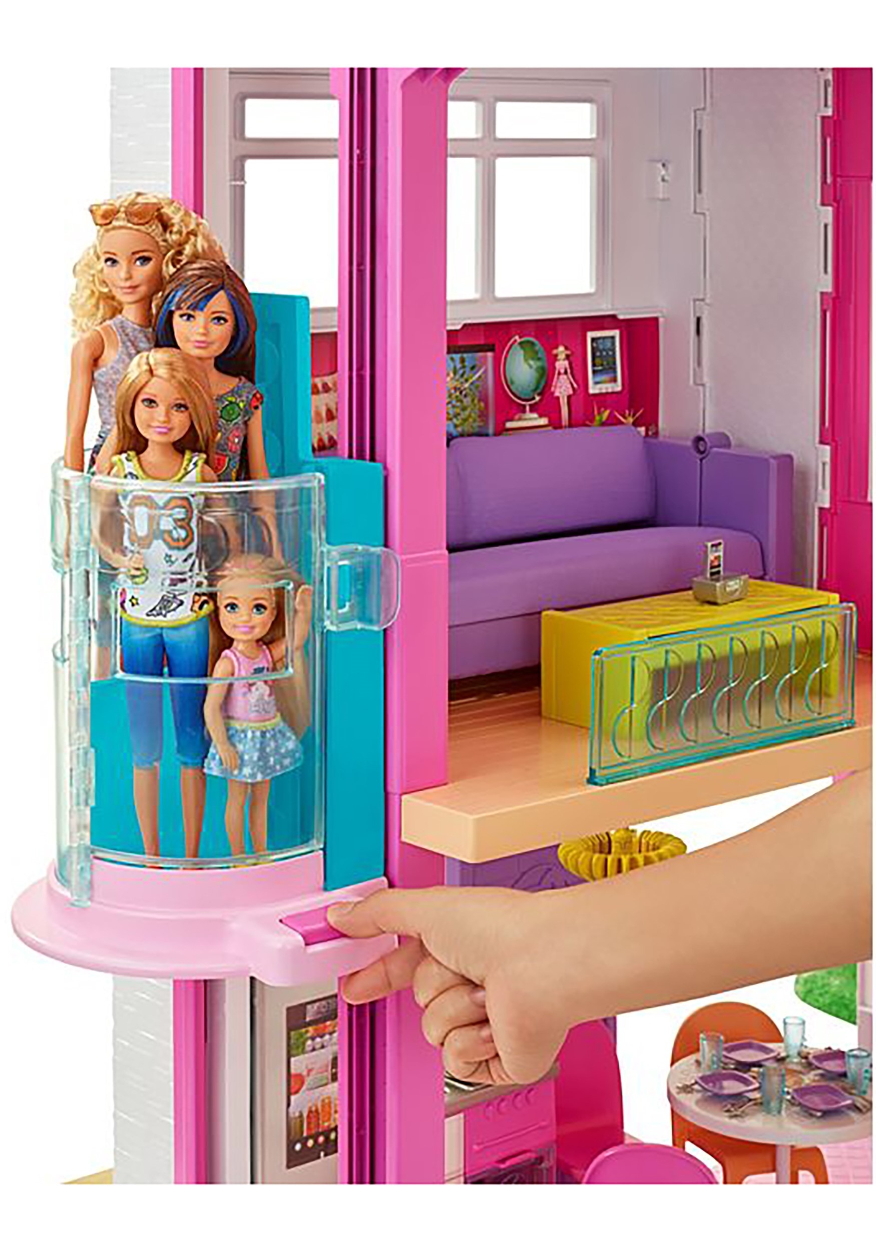 barbie doll house and barbie