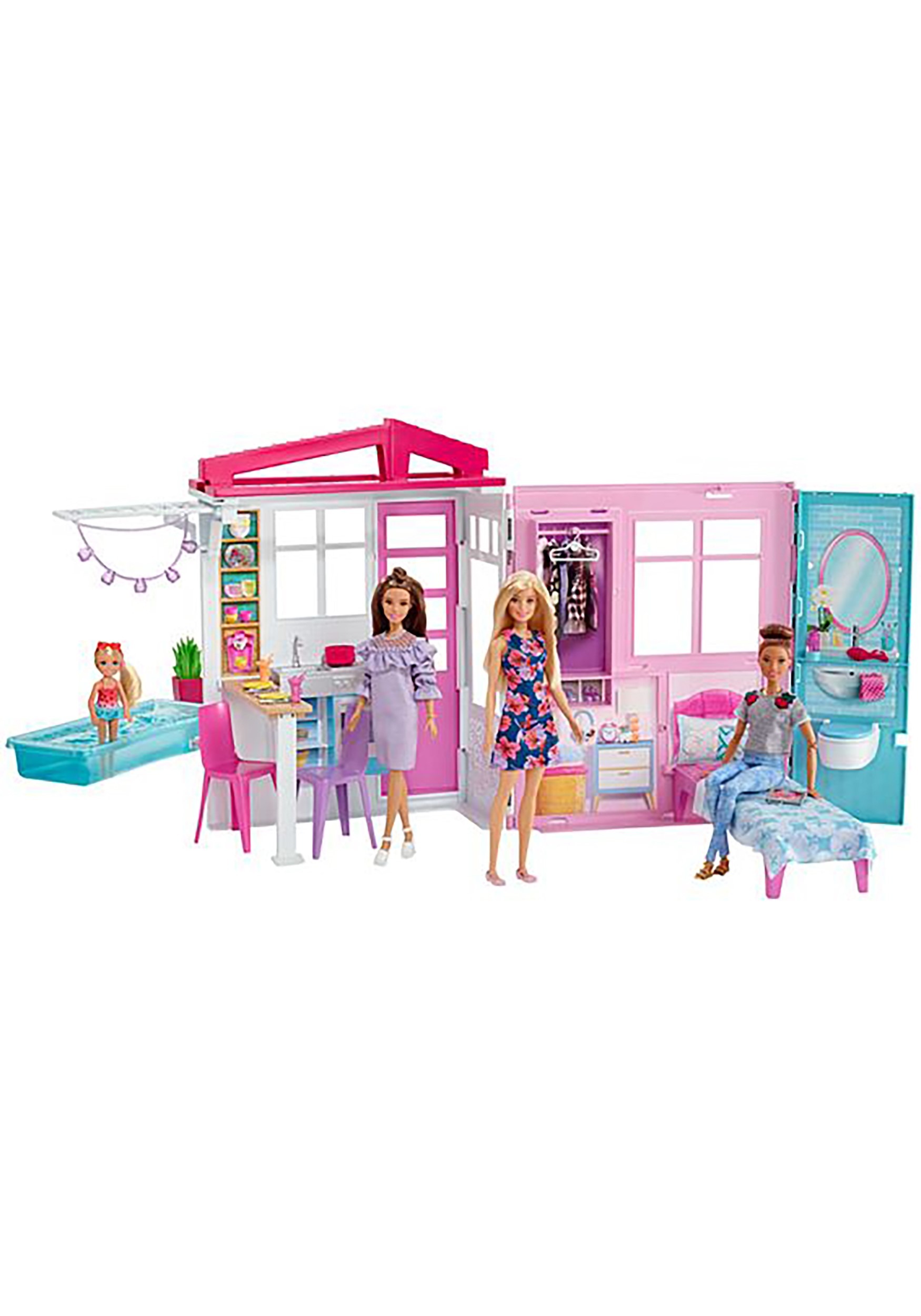 Skinne Accepteret Himlen Barbie Doll and House Play Set