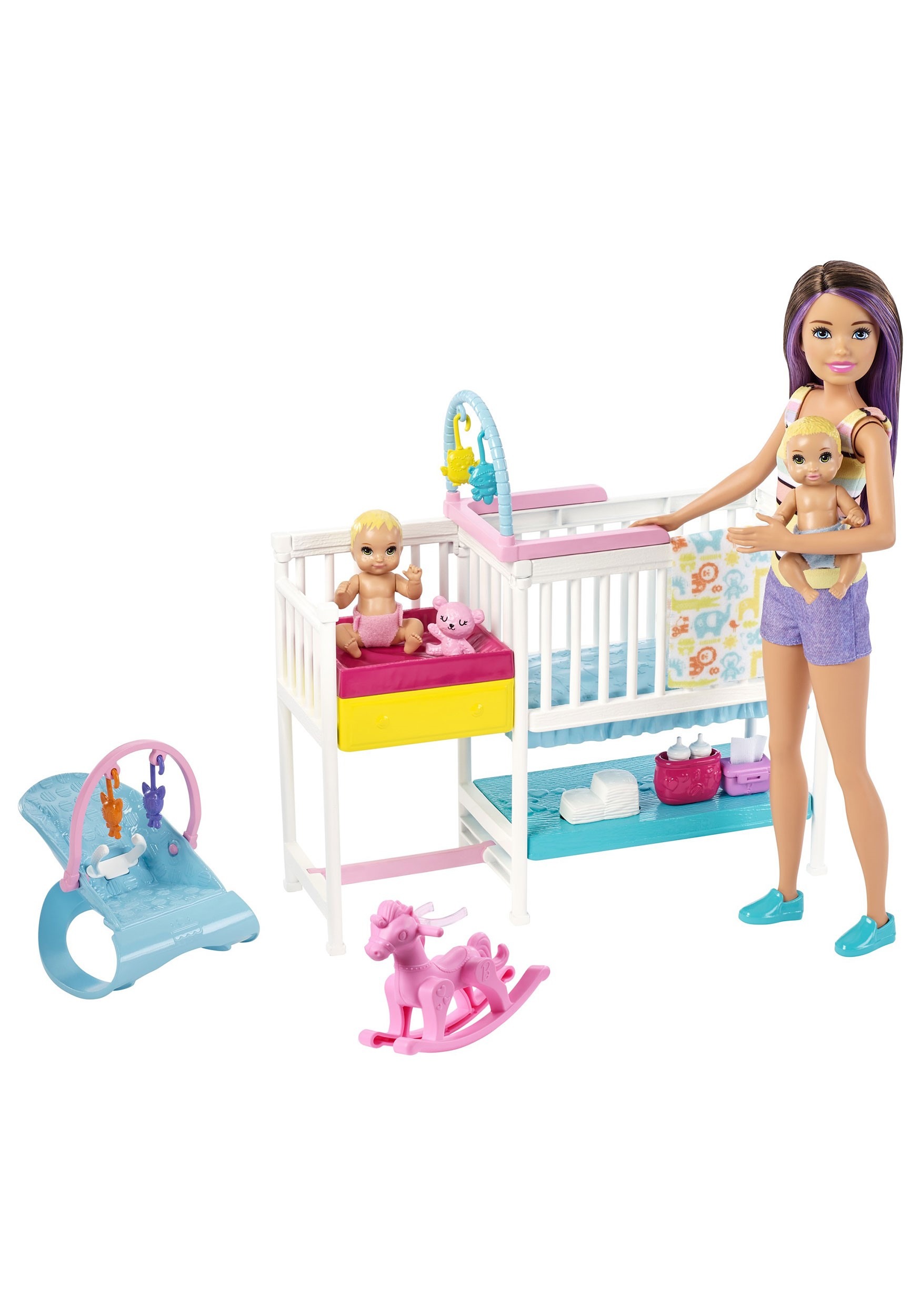 Skipper Barbie Babysitters Inc Nursery Playset