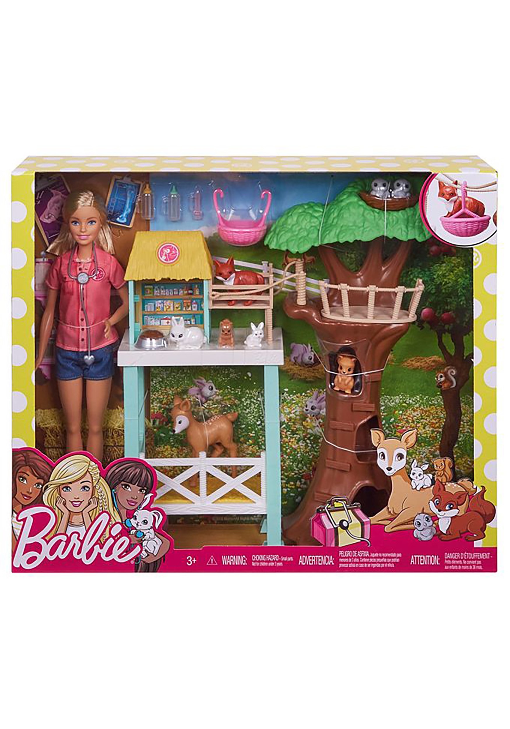 Barbie Doll Animal Rescue Playset