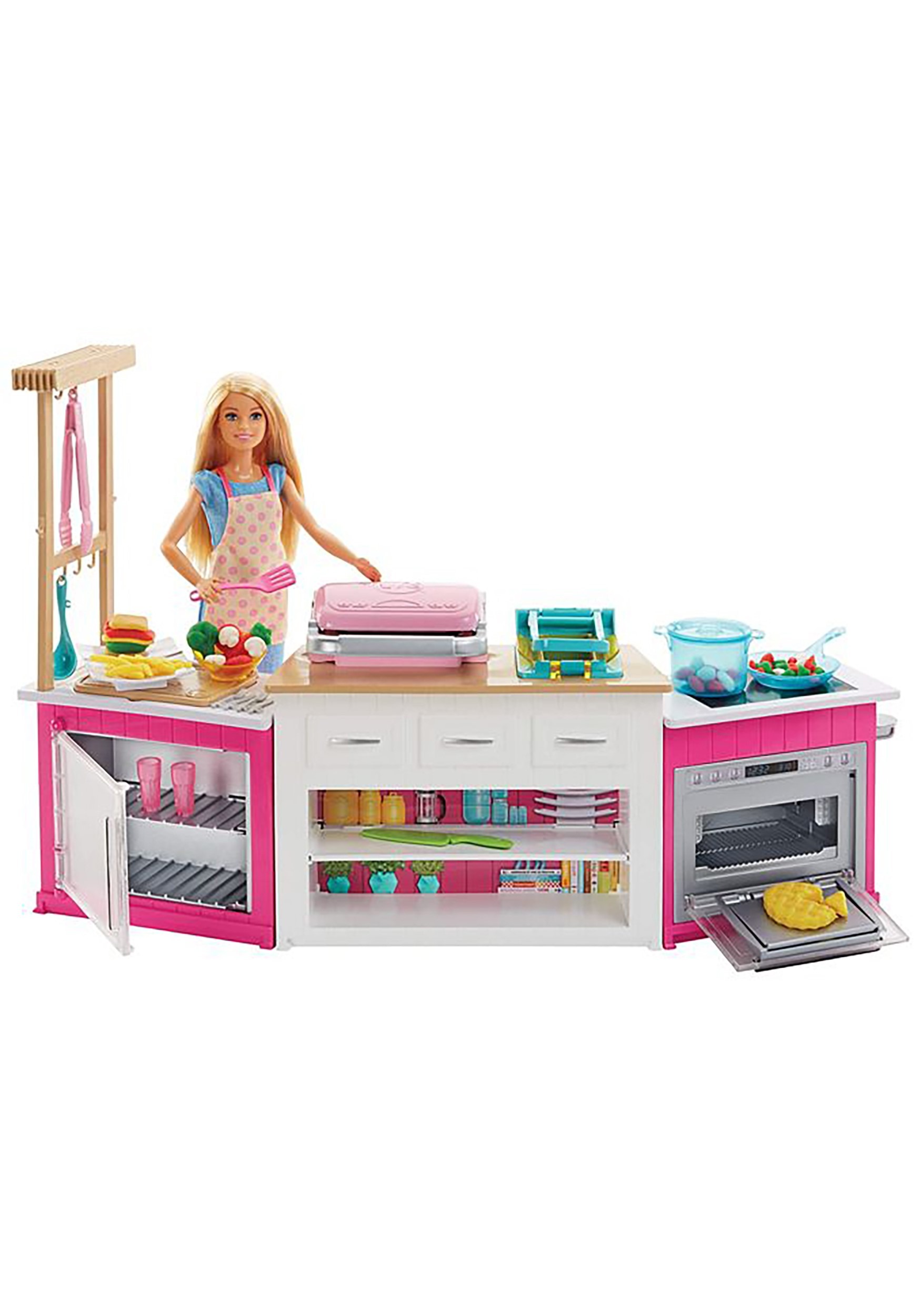 barbie doll set play