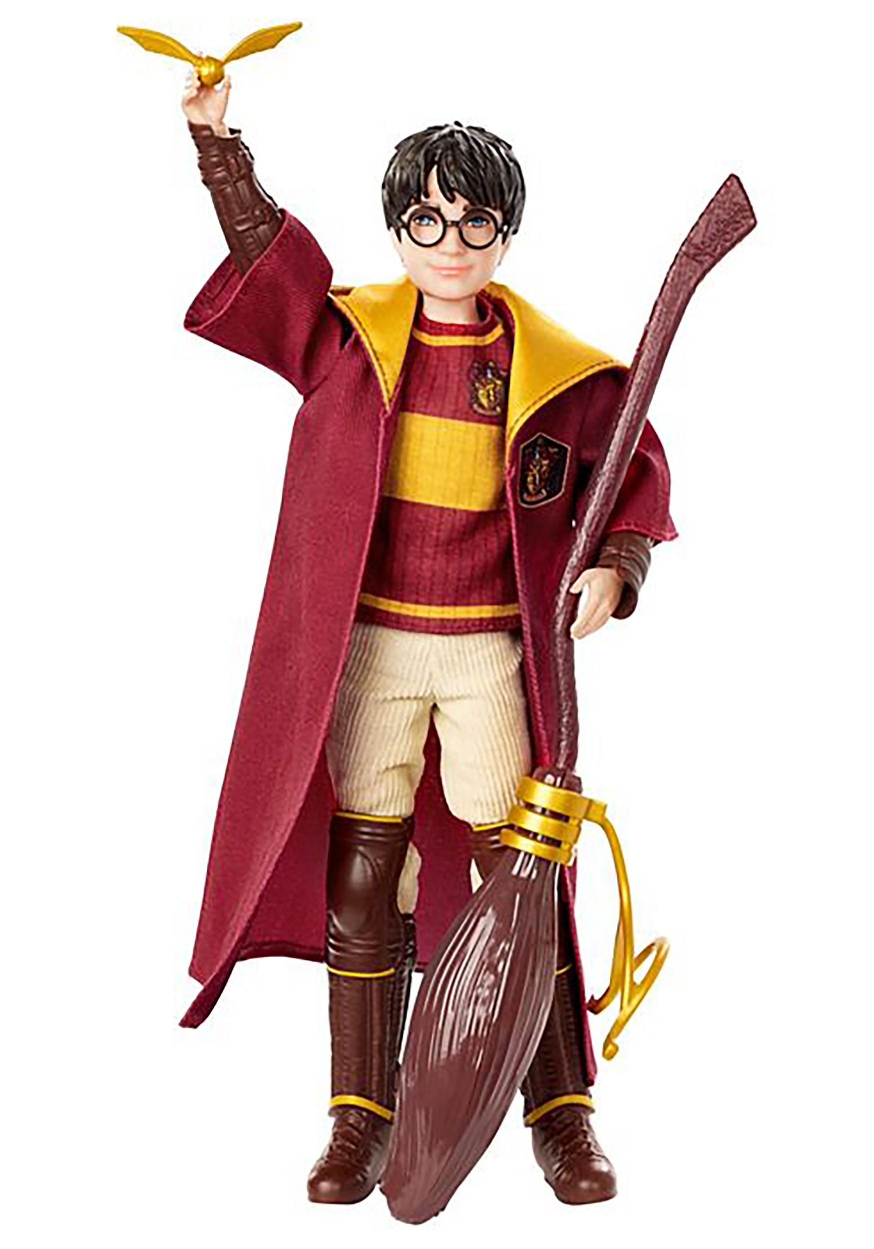 Harry Potter w/ the Snitch Quidditch Doll