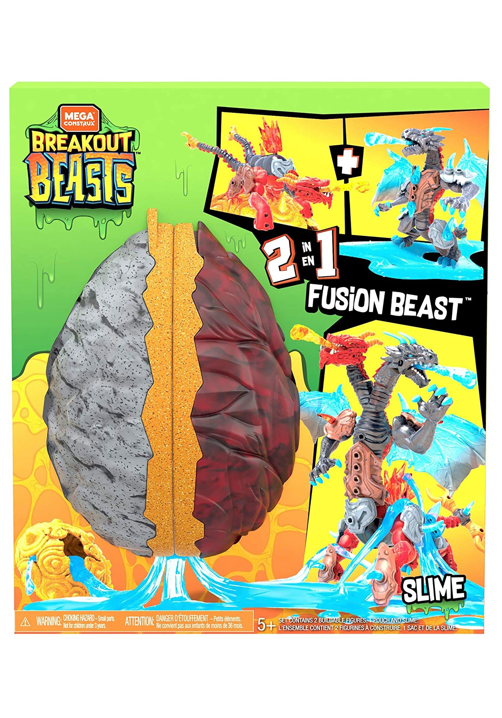 Mega Construx Breakout Beasts 2-in-1 Fusion Beast