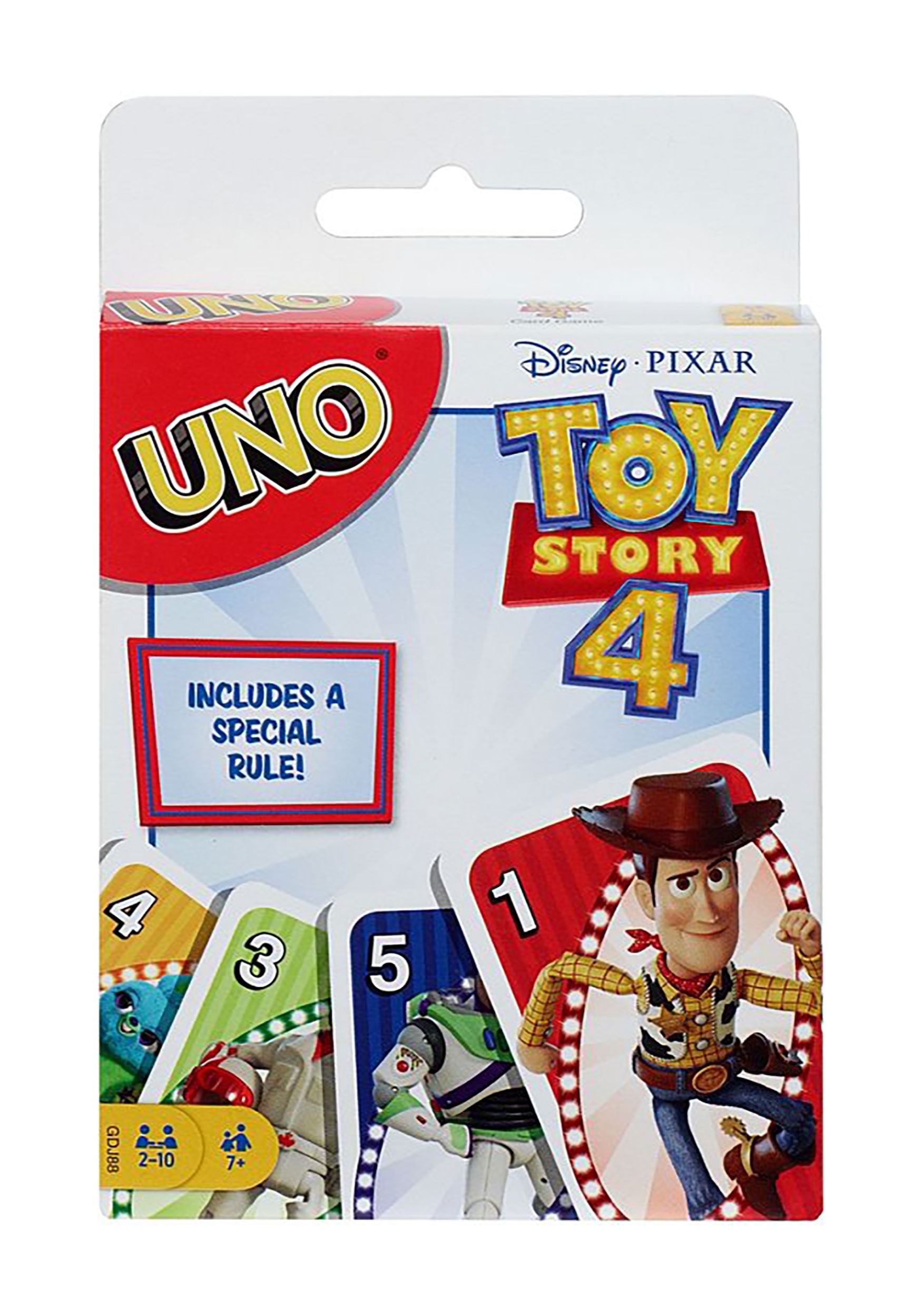 Toy Story 4 Uno Game