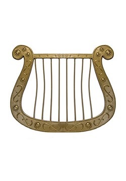 Toy Angel Harp Prop