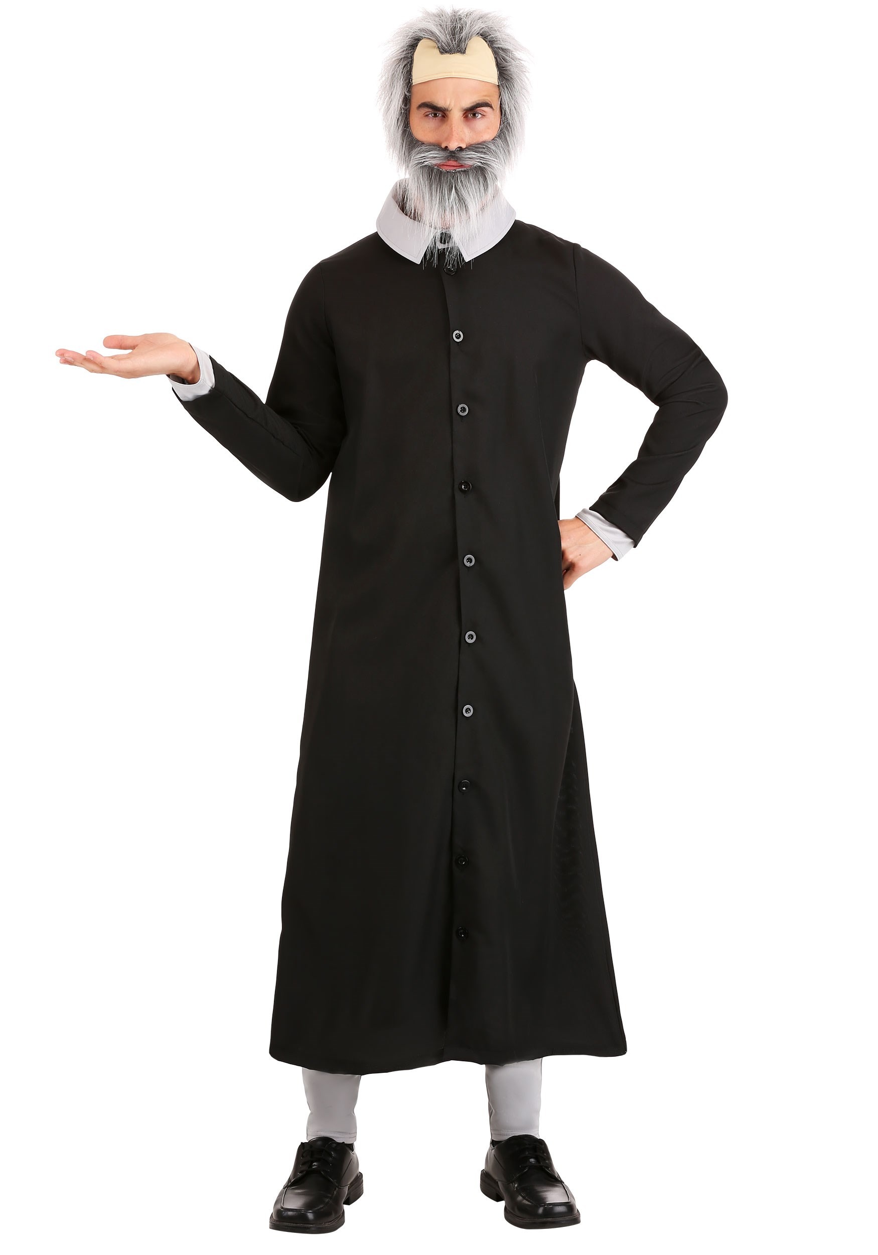 Photos - Fancy Dress Galileo FUN Costumes Adult  Galilei Costume with Wig | Historical Costumes 