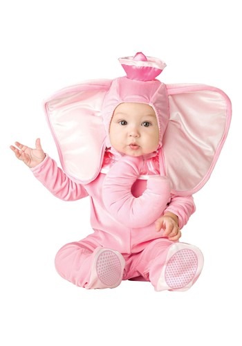 Baby Pink Elephant Costume