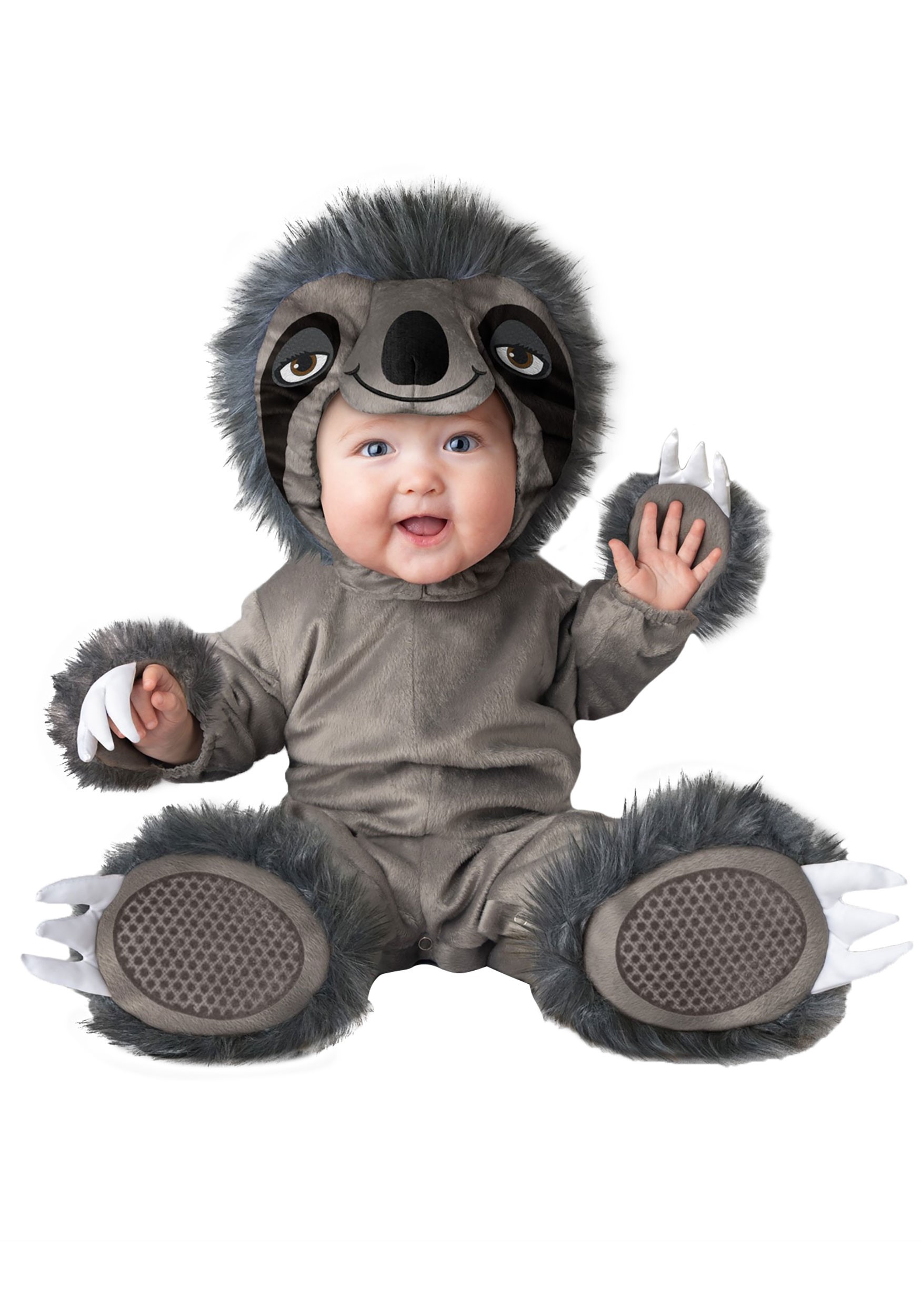 Photos - Fancy Dress Fun World Silly Sloth Infant Costume Gray FU6093