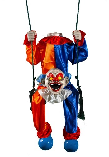 Animated Headless Clown on Swing 1