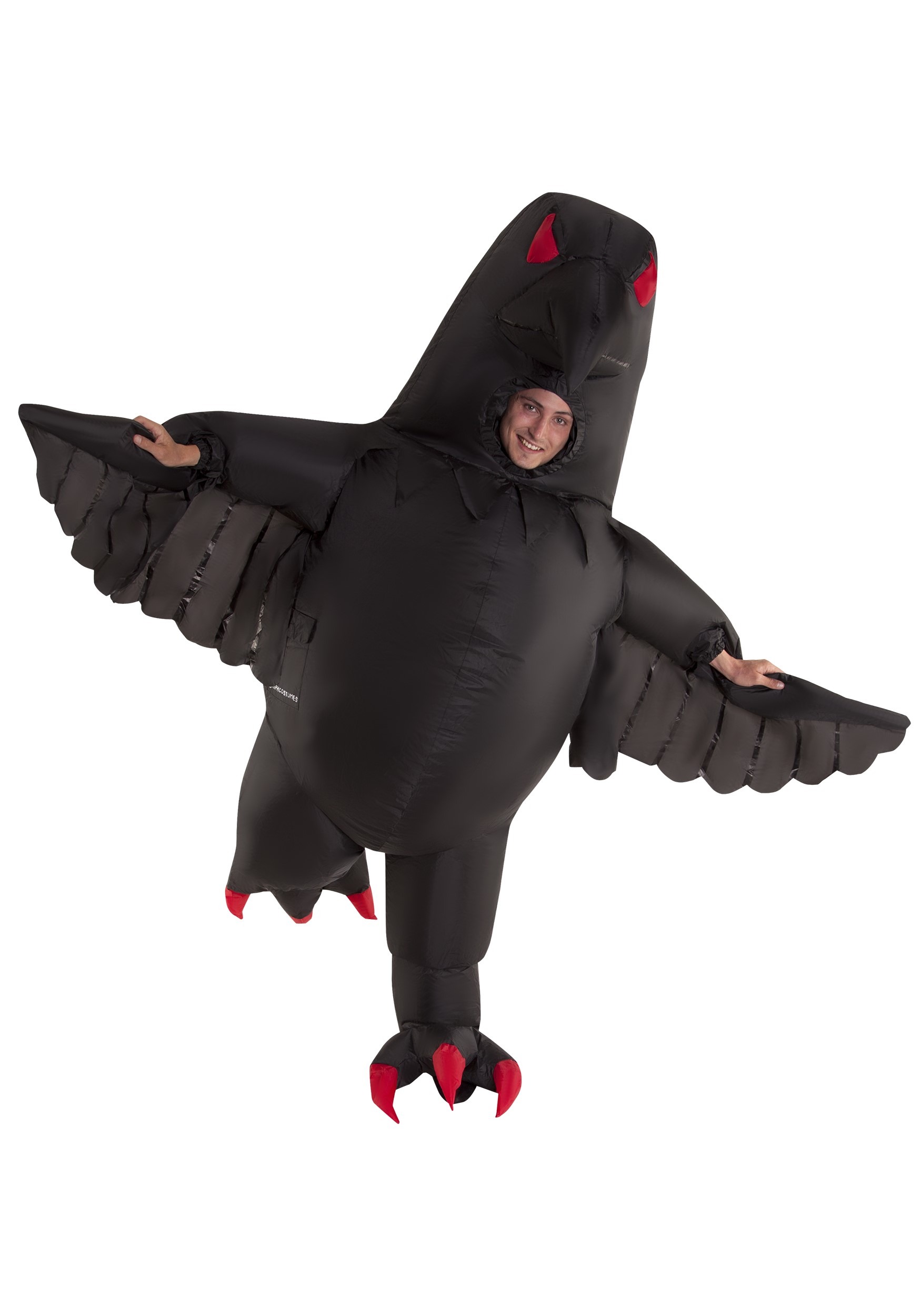 Inflatable Giant Evil Crow Adult Costume