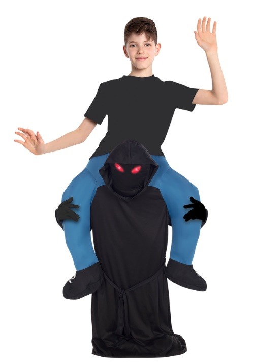 Child Glow Eyes Ghoul Piggyback Costume