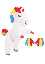 Inflatable Prancing Unicorn Child Costume Alt 6