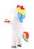 Inflatable Prancing Unicorn Child Costume Alt 1