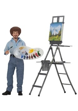 Bob Ross Clothed Action Figure