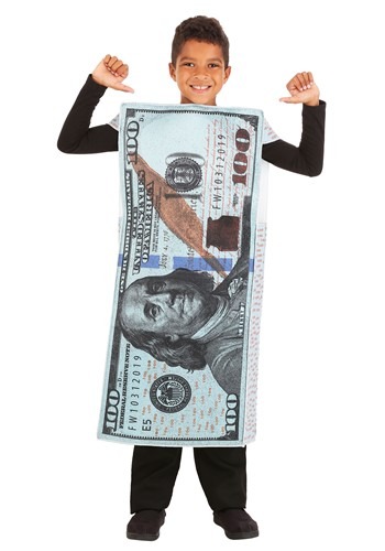 Kids 100 Dollar Bill Costume