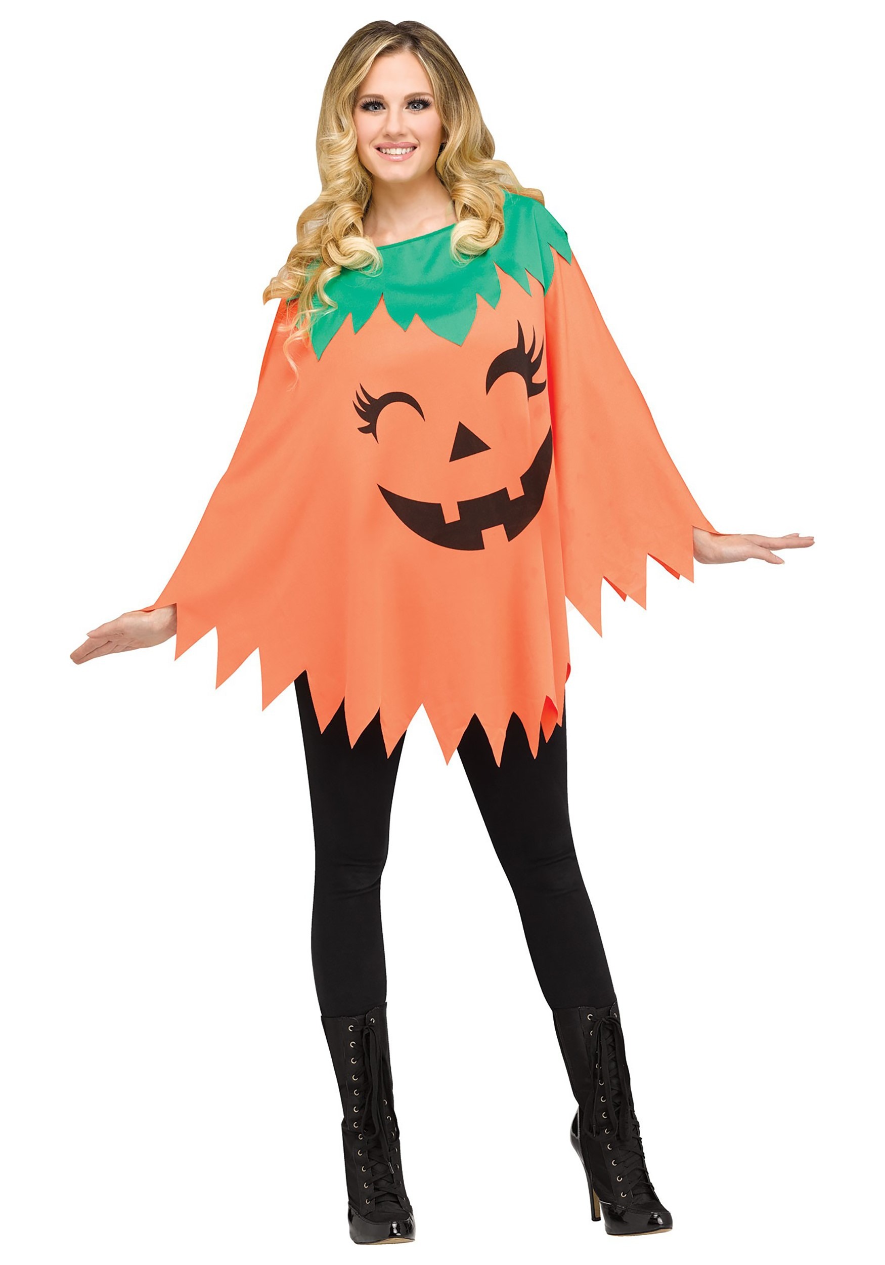 Pumpkin Poncho for Women