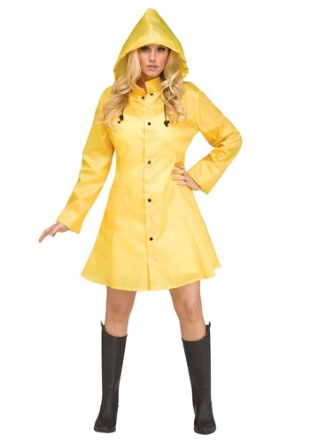 The Women's Yellow Raincoat Costume
