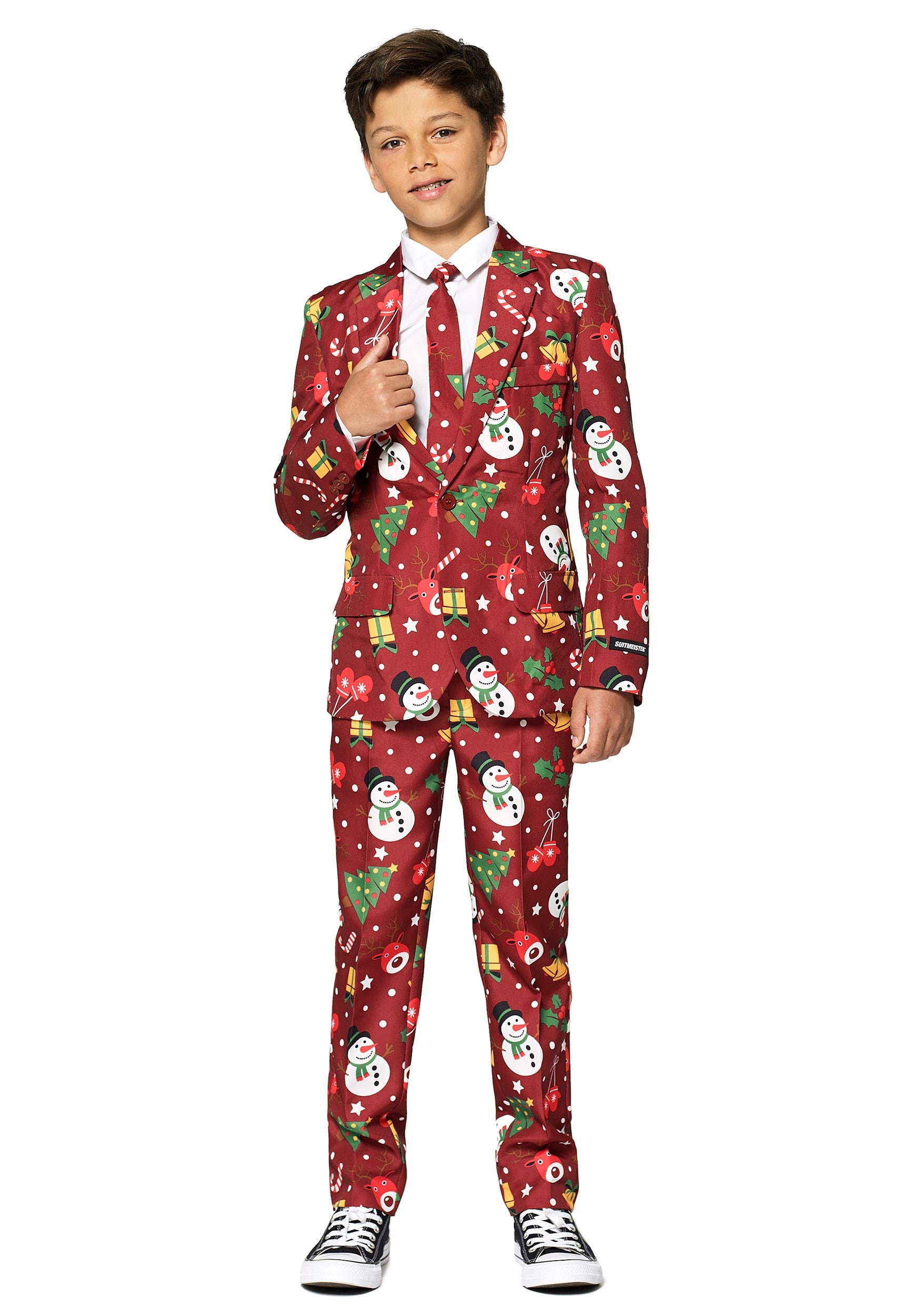 Suitmeister Christmas Red Light Up Suit for Boys
