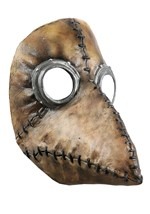 Distressed Brown Plague Doctor Mask