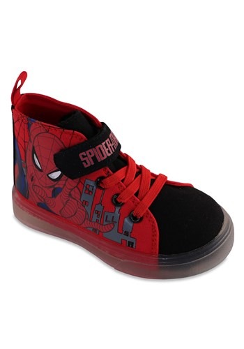 Spider-Man Hightop Lighted Kids Shoe update