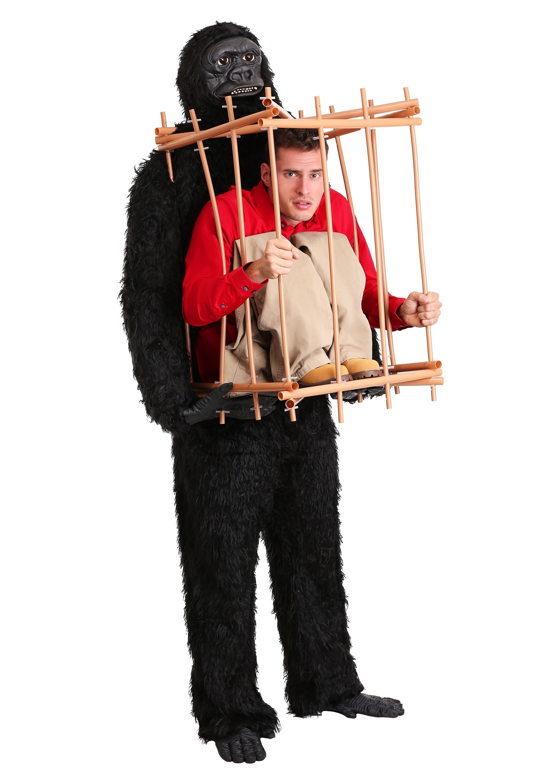 Man in a Gorilla Cage Costume | Optical Illusion Costumes