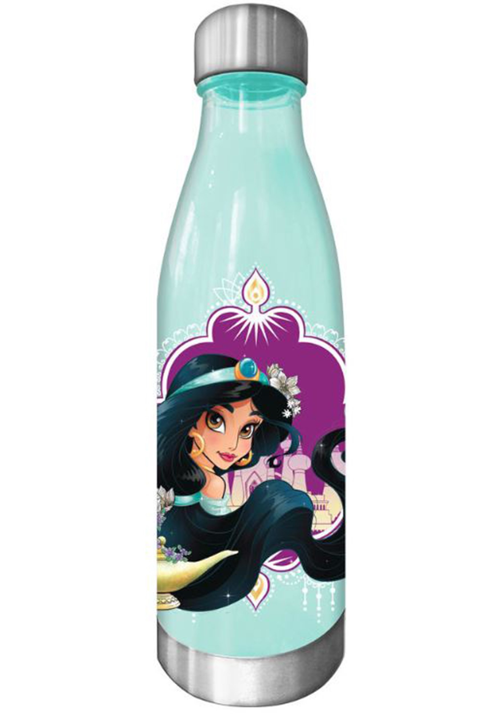 600ml Disney Jasmine Plastic Curved Water Bottle