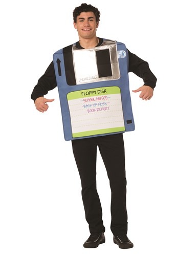 Adult School Work Floppy Disk Costume