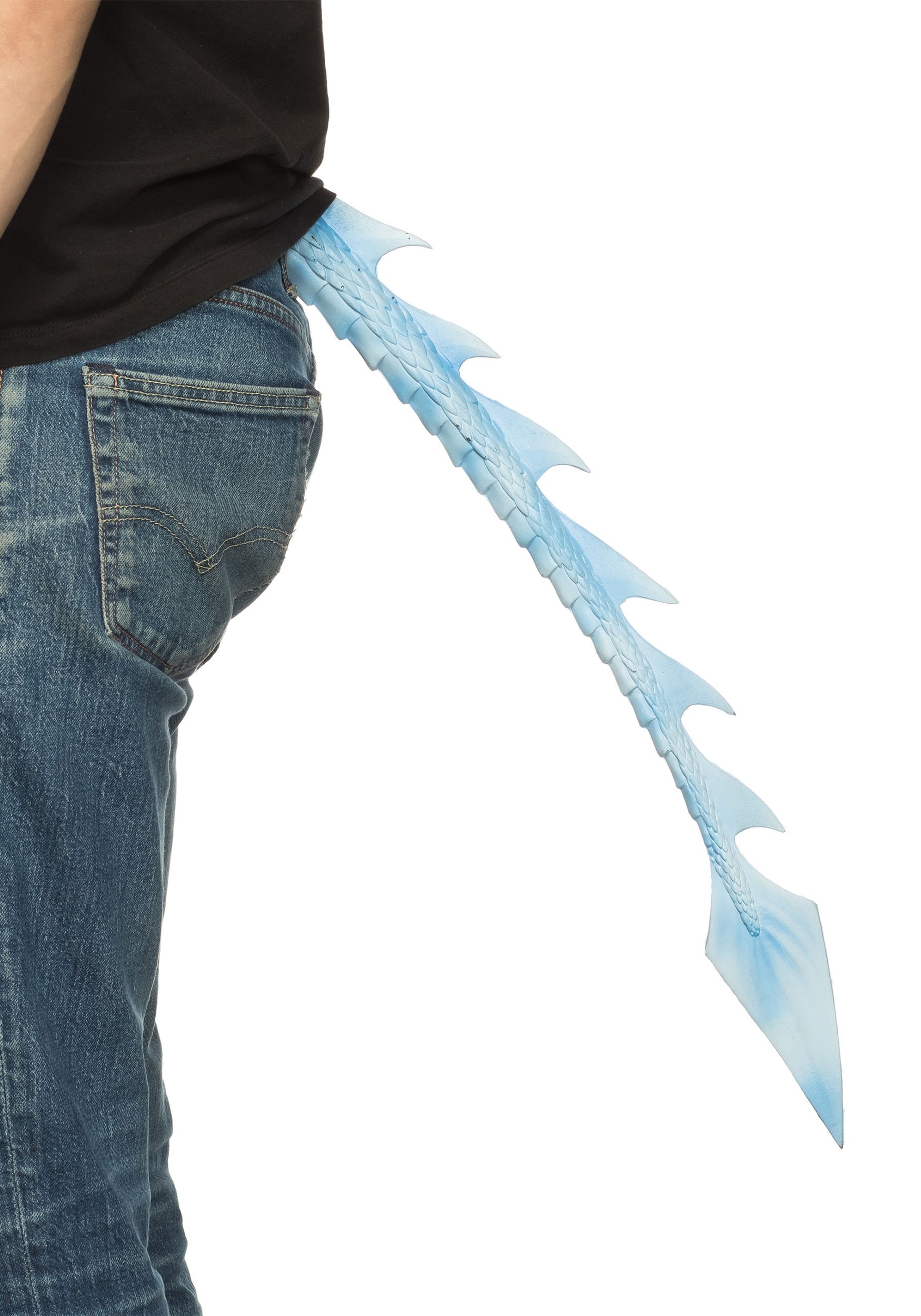 Ice Blue Dragon Tail Accessory