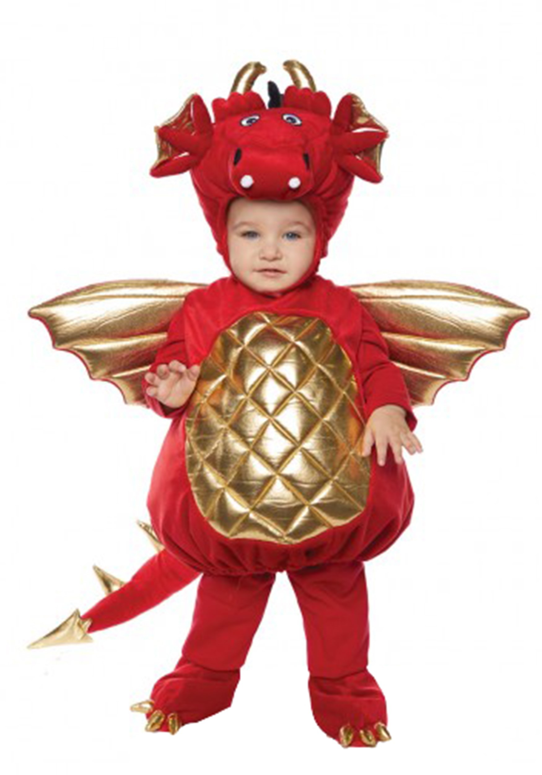 Red Dragon Bubble Toddler Costume