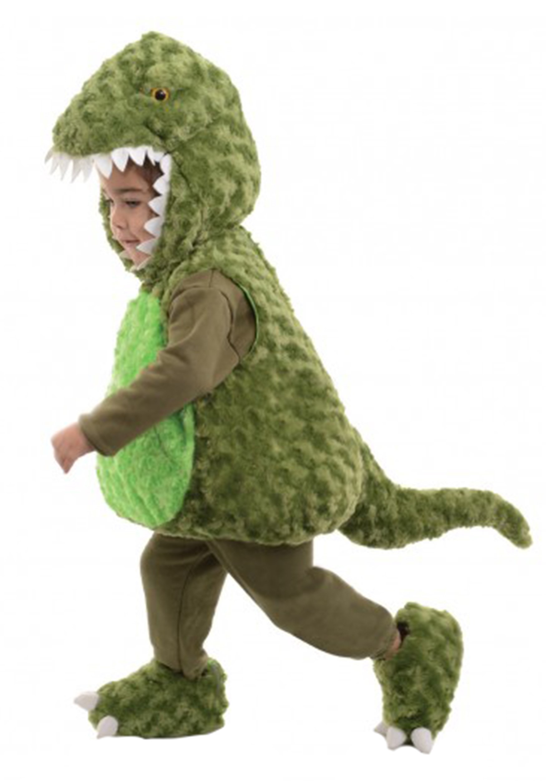 Photos - Fancy Dress Toddler Underwraps Green T-Rex Bubble  Costume Green UN26109 
