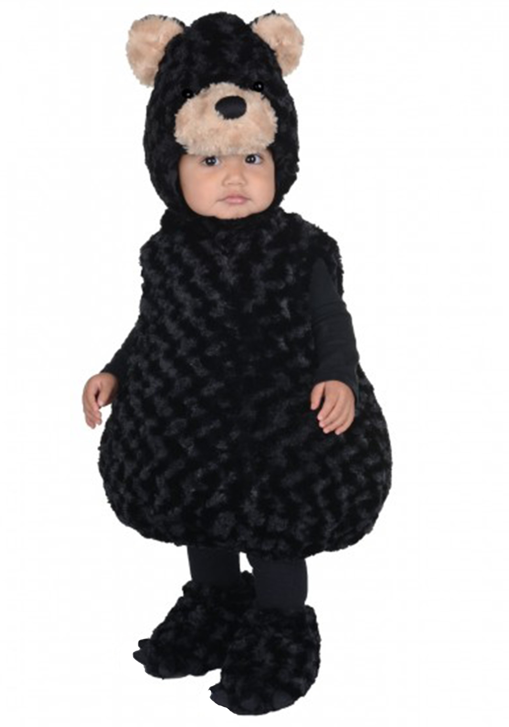 Photos - Fancy Dress Toddler Underwraps  Black Bear Costume | Bear Costumes Black/Beige UN25 