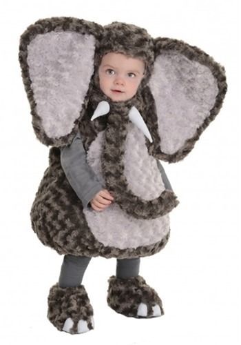 Toddler Elephant Bubble Fuzzy Costume