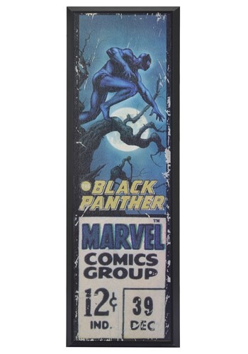 Marvel Black Panther 8” x 27” Framed Print Wall Art