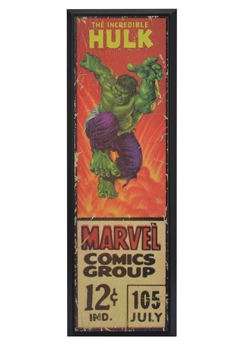 Marvel Incredible Hulk 8in x 27in Framed Print Wall Art