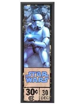 Star Wars Stormtrooper 8” x 27” Framed Print Wall Art