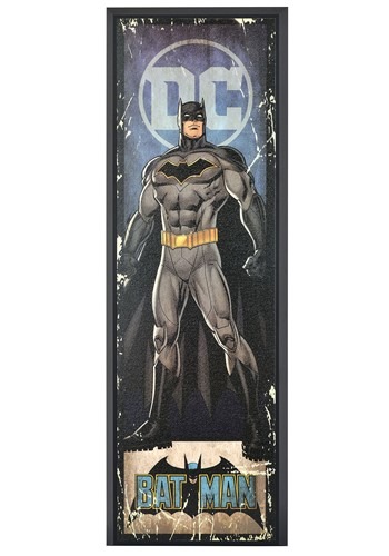 DC Comic Batman 8” x 27” Framed Print Wall Art