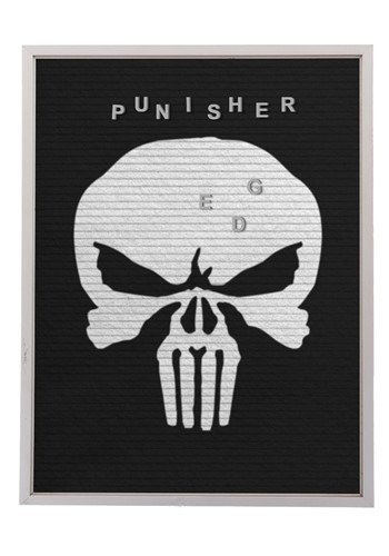 Marvel The Punisher 13"x17.5" Felt Letterboard Wall Art w/ 1