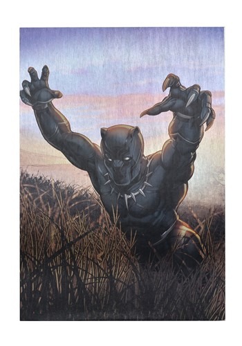 Marvel Black Panther 19"x13" Metallic Box Art Wall