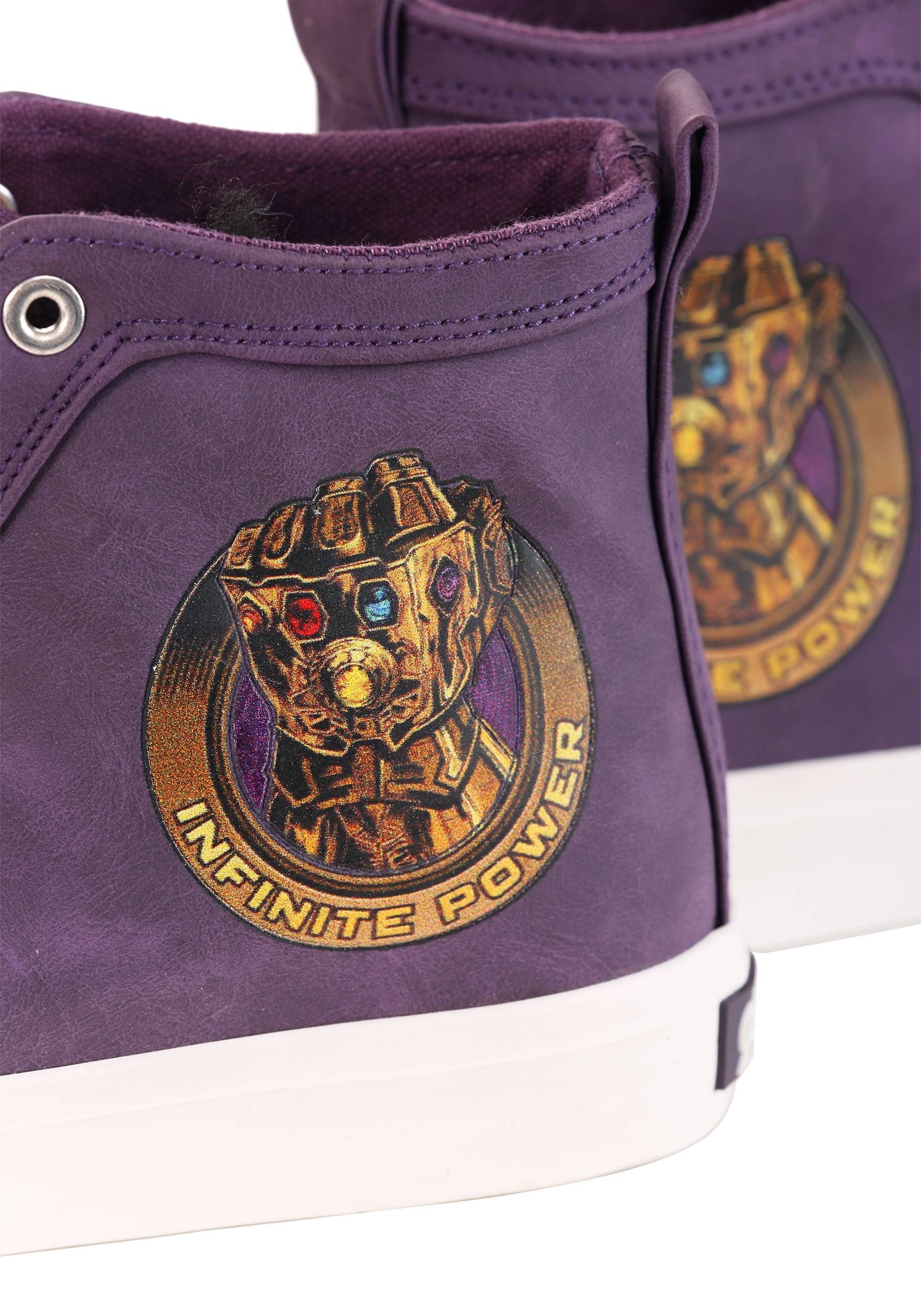 Thanos Mens Purple High-Top Shoes