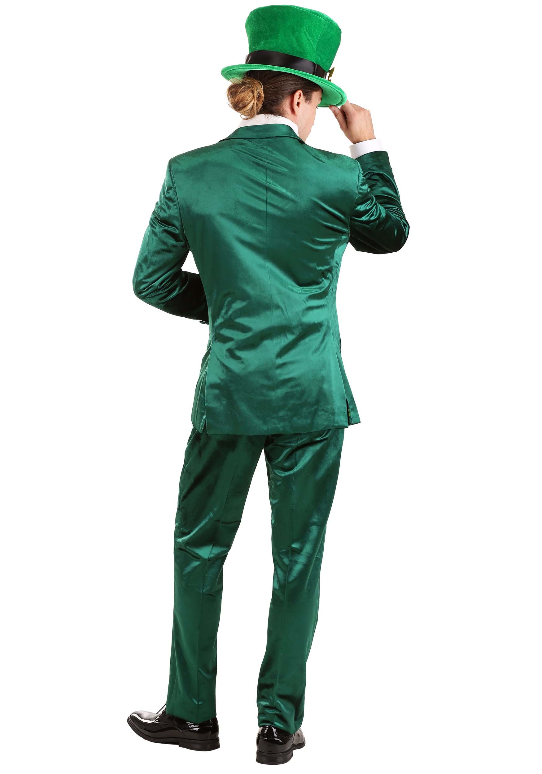 Briefly Stated Men/'s Leprechaun Union Suit Med Green Pajama Halloween costume