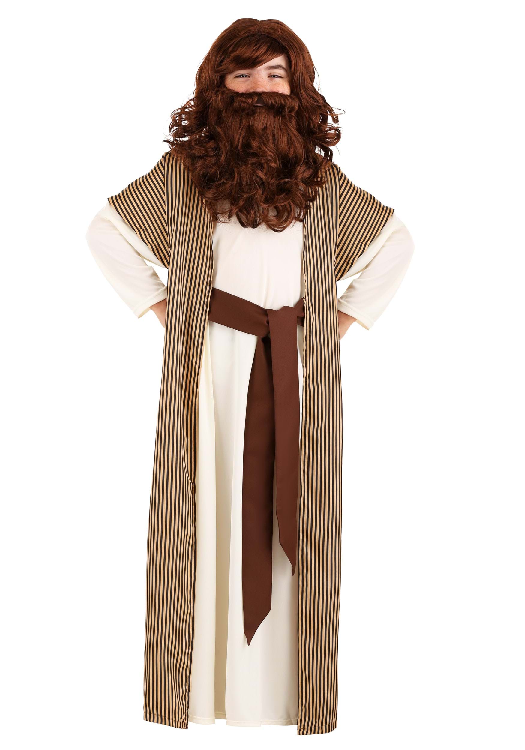Photos - Fancy Dress Joseph FUN Costumes Nativity  Kid's Costume Brown/Beige FUN0920CH 