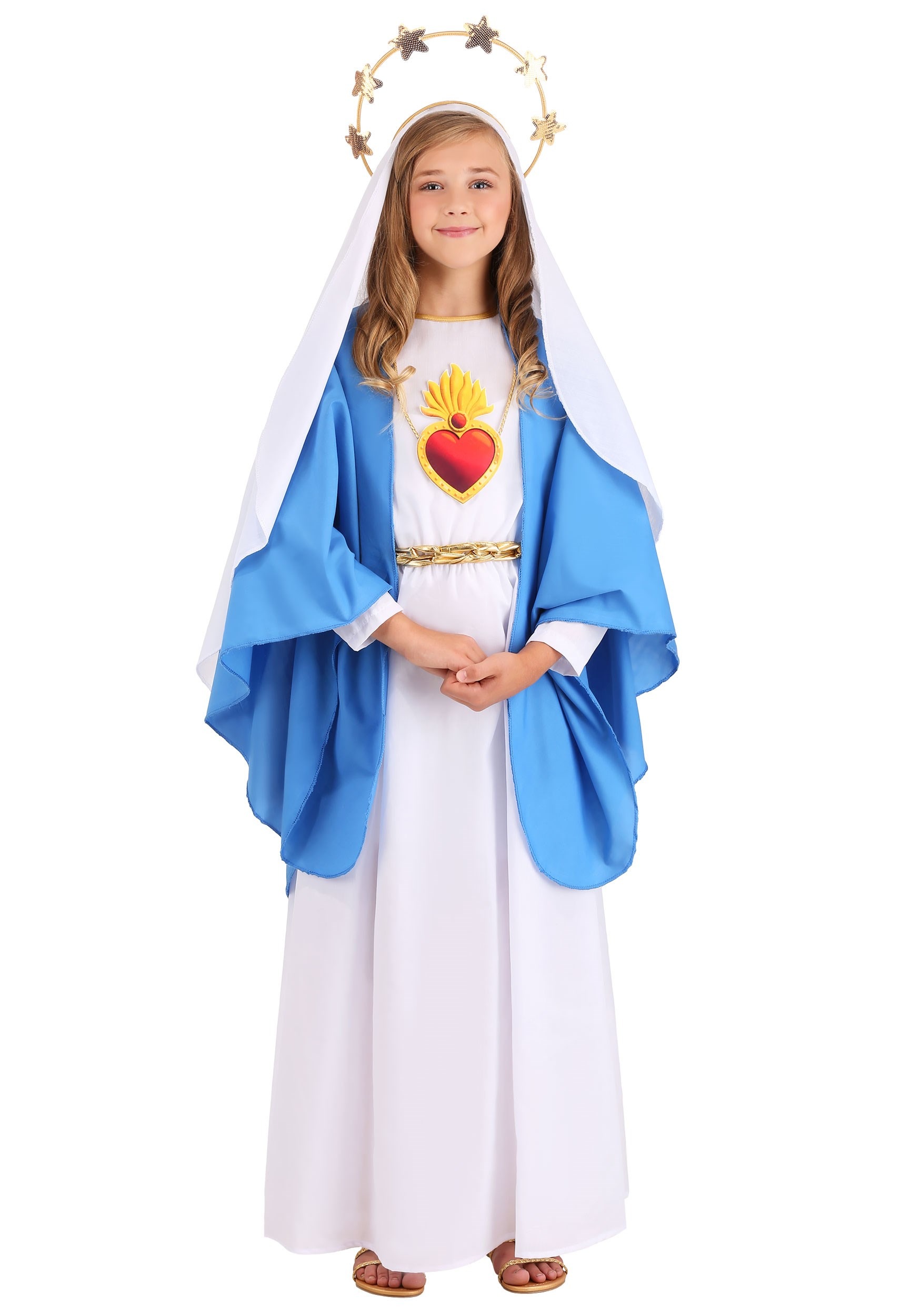 Photos - Fancy Dress MARY FUN Costumes Nativity  Girl's Costume Blue/White FUN0918CH 