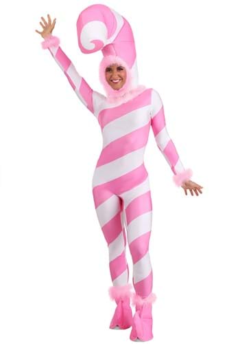 Pink Candy Cane Women's Jumpsuit Main